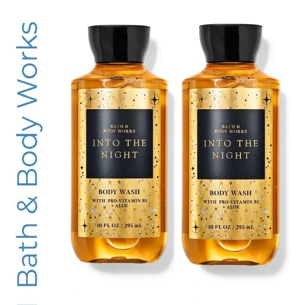 Bath & Body Works Into the Night Body Wash 2 10oz Full Size Bottles